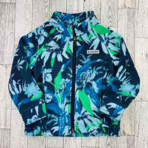Columbia fleece printed jacket